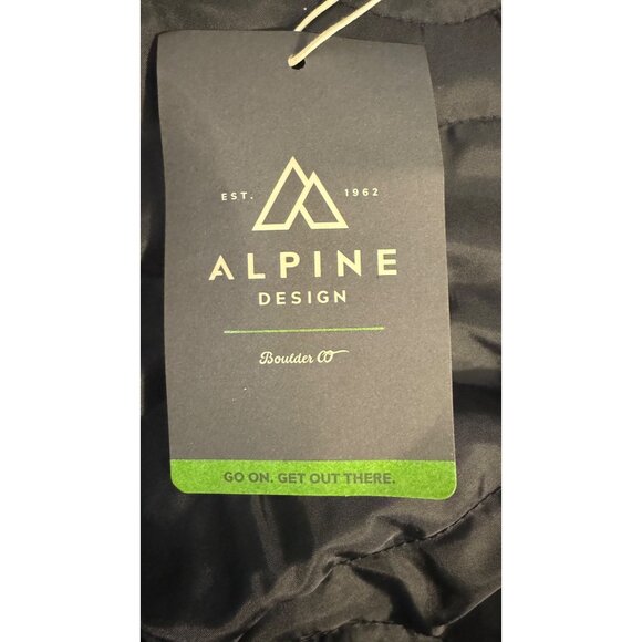 NWT Alpine Design Men XXL Red & Black Plaid Flannel Polyester Jacket - Picture 12 of 16